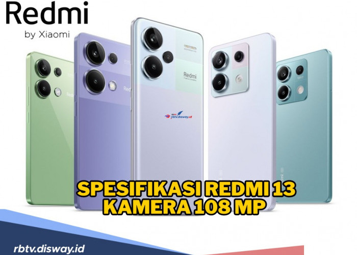 Spesifikasi Redmi 13 Kamera 108 MP