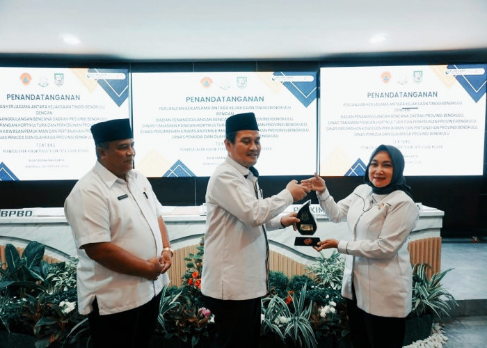 Minta Pendampingan Hukum, 4 OPD Pemprov Bengkulu Teken MoU dengan Kejati Bengkulu