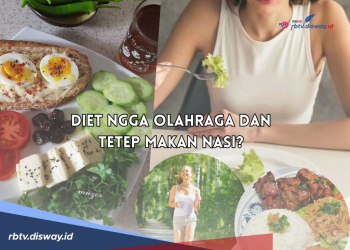 Tetap Bisa Langsing Tanpa Olahraga, Ini Cara Diet Tanpa Olahraga dan Tetap Makan Nasi, Yuk Dicoba!