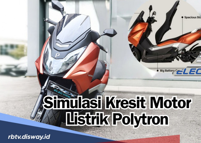 Lagi jadi Pusat Perhatian, Cek Simulasi Kredit Motor Listrik Polytron T REX DP Mulai Rp2-8 Juta Tenor 35 Bulan