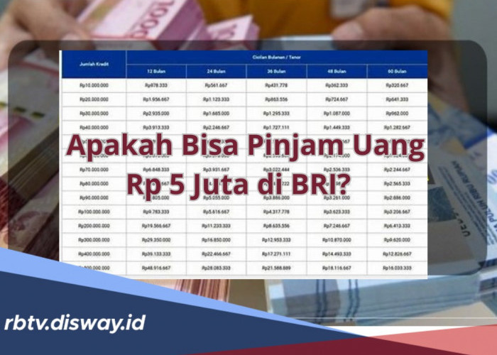 Apa Bisa Pinjam Uang Rp 5 Juta di BRI? Siapkan 6 Persyaratan Ini, Dijamin Pengajuanmu Cepat Cair