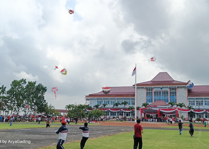 Puluhan Layang-layang Hiasi Langit Kantor Bupati Seluma