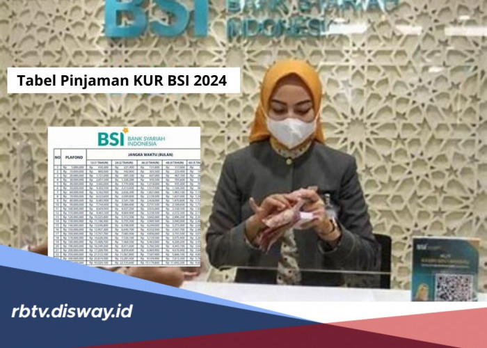 Tabel Pinjaman KUR BSI 2024, Plafon hingga Rp 500 Juta, Ini Syarat Usahanya