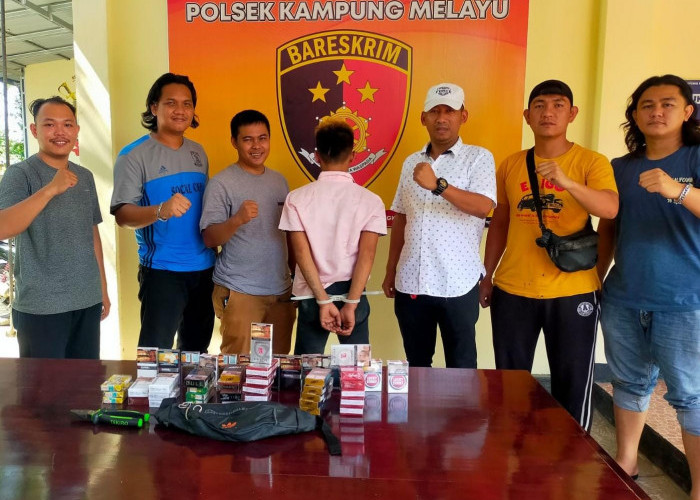 Balasan Setimpal Pelaku Kejahatan, Curi 46 Bungkus Rokok, Pria Ini Diringkus Tim Buser R.A.D 