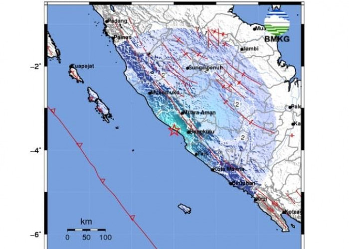 Gempa 5,0 SR Guncang Bengkulu