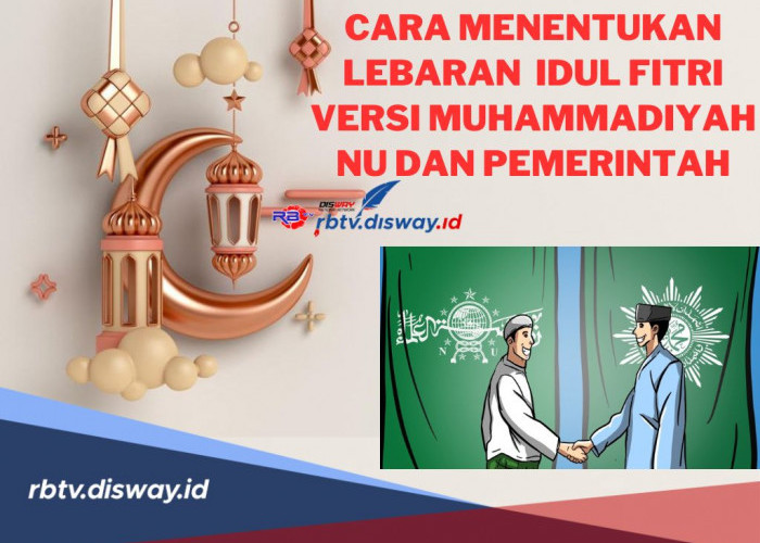 Begini Cara Menentukan Lebaran Idul Fitri Versi Muhammadiya, NU dan Pemerintah