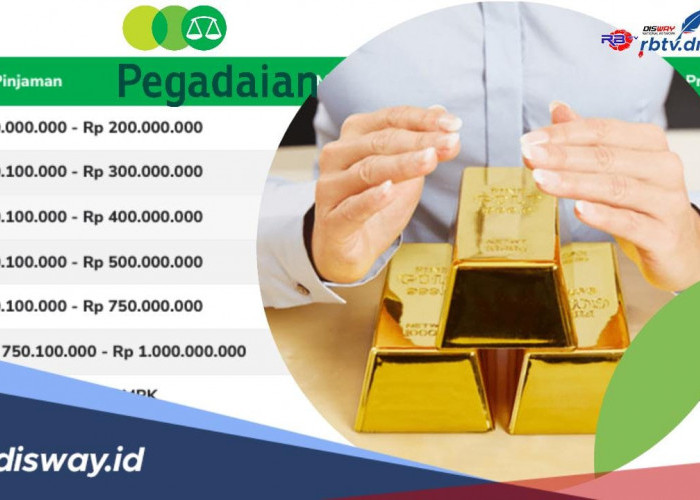 Cek Tabel Angsuran Gadai Emas di Pegadaian Pinjaman Rp 2-100 Juta, Bawa Foto Copy KTP Dana Cair