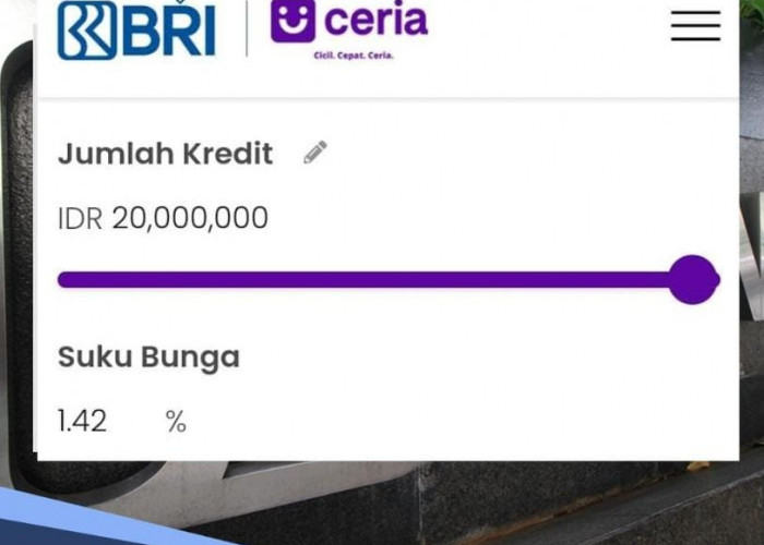 Pinjam Rp 20 Juta di Pinjol BRI Ceria 2024 Bisa Dicicil Bulanan, Ini Tabel Angsurannya