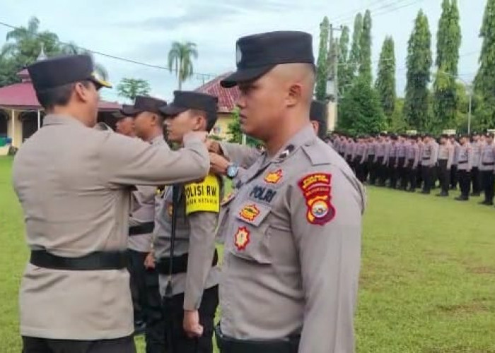 Jangan Berbuat Kriminal, 200 Personel Polres di Bengkulu Utara  jadi Polisi RW