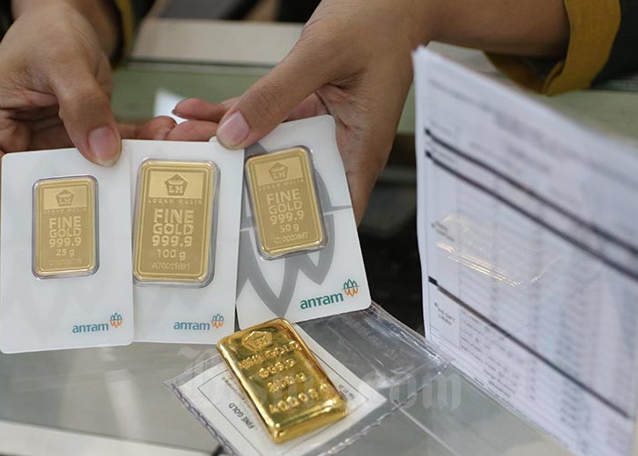 Dolar Amerika Menguat Berdampak dengan Penurunan Harga Emas, Hari ini Harga 1 gram Emas Antam Rp 1.093.000