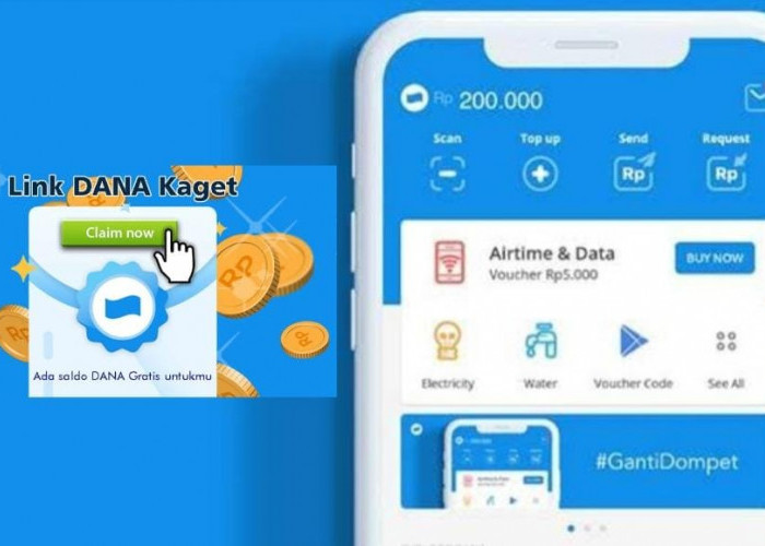 Terbaru, Link DANA Kaget Gratis Hari Ini, Langsung Cair Rp130 Ribu ke Saldo DANA