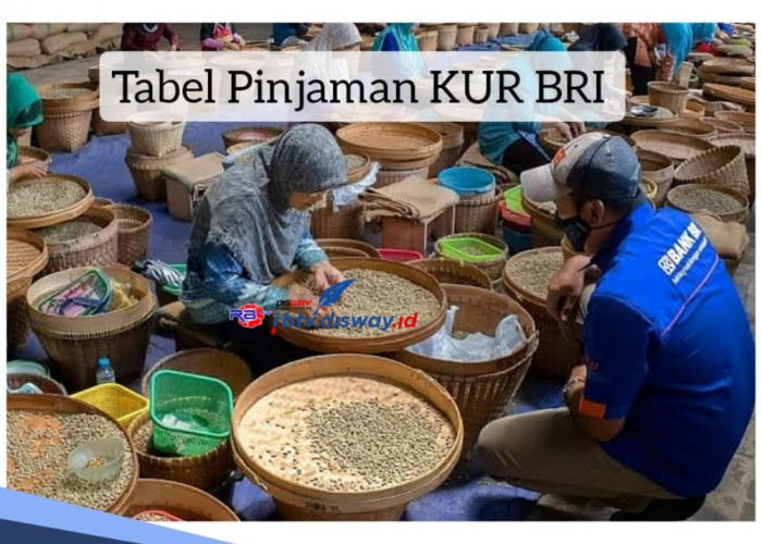 Tabel Pinjaman KUR BRI 2024, Segini Tenor Maksimal Pinjam Uang untuk Modal Kerja dan Investasi