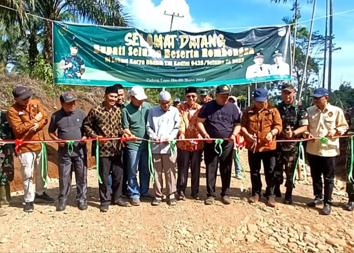 Karya Bakti TNI Berakhir, Jalan Padang Capo Ilir Mulai Difungsikan 