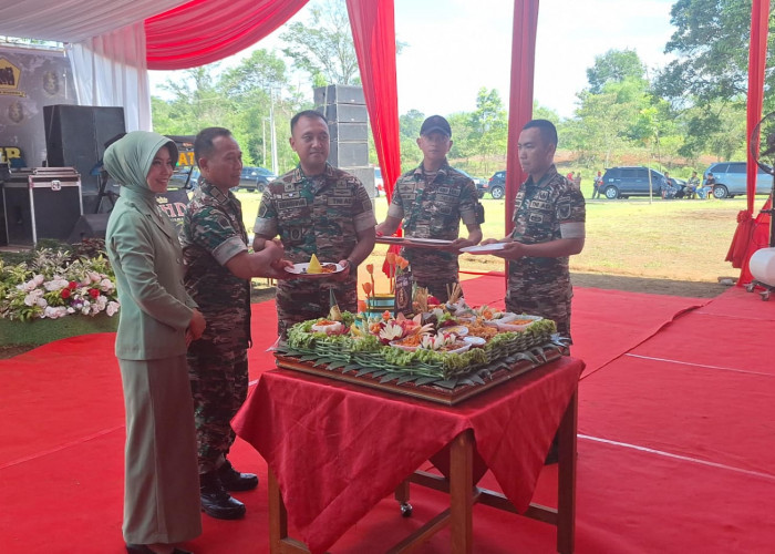 HUT ke-3, Denzipur 14/GB Syukuran Potong Tumpeng