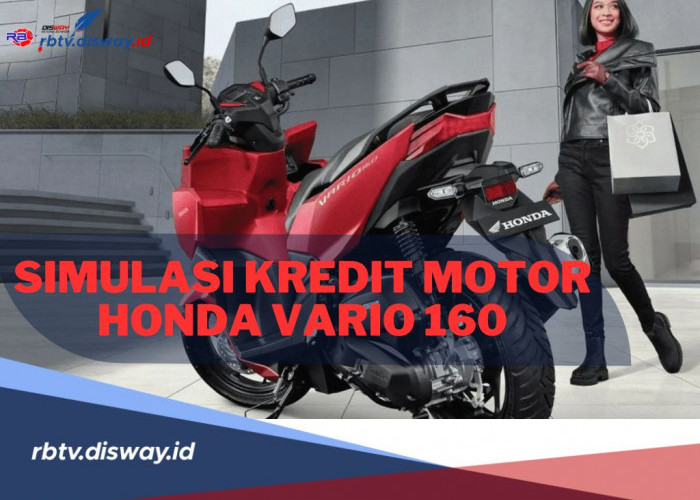 Simulasi Kredit Motor Honda Vario 160 Dp Rp 1  Jutaan, Cicilan Ringan