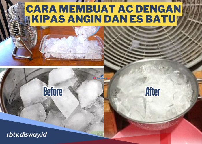 Ingin Beli AC tapi Dana Terbatas? Coba Tips Kreatif dan Hemat Ini, Membuat AC dengan Kipas Angin dan Es Batu