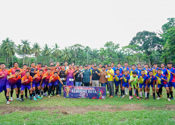 Dukung Turnamen Kemuning Raya Cup, Gubernur Rohidin Minta Jadikan Ajang Cari Atlet Bola Kaki Potensial