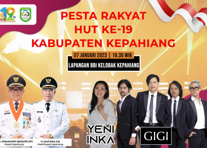 Band Gigi dan Ratu Ambyar ke Kepahiang, Catat Tanggal Konsernya 