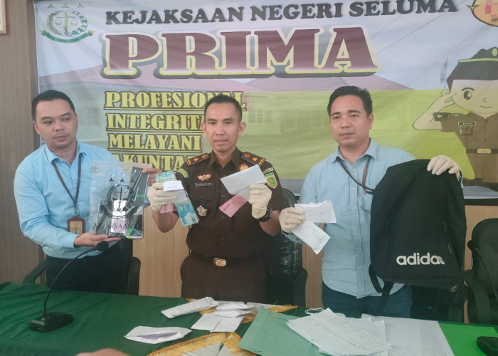 Amankan Barang Bukti OTT Rp 27 Juta, Kejari Seluma Tetapkan Satu Tersangka