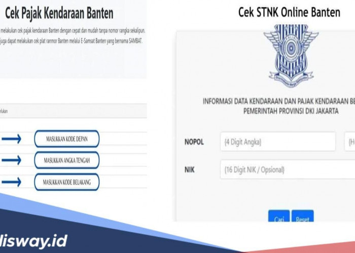 Ternyata Begini Cara Cek Pajak Kendaraan Online di Banten, Apa saja Jenis Kendaraan Bermotornya?