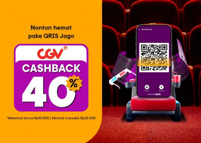 Promo Akhir Tahun Bank Jago Ada Cashback 40 Persen Nonton di CGV, Ini Mekanismenya