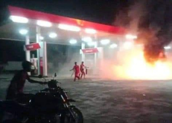 SPBU Sendawar Nyaris Terbakar Gara-gara Ulah Oknum Pemuda