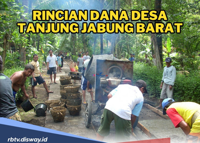 Rincian Dana Desa Tanjung  Jabung Barat 2024, Ini 5 Desa dengan Alokasi DD Terbesar 