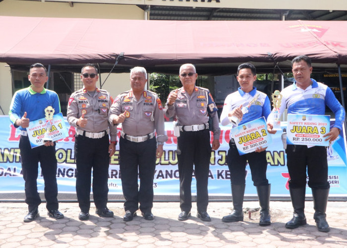 Personel Satlantas Polres Kepahiang Sabet Dua Medali Safety Riding