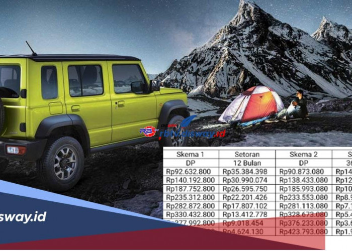 Bukan untuk Kaum Mendang Mending, Ini Simulasi Kredit Suzuki JIMNY 5 DOORS AT (Two Tone)