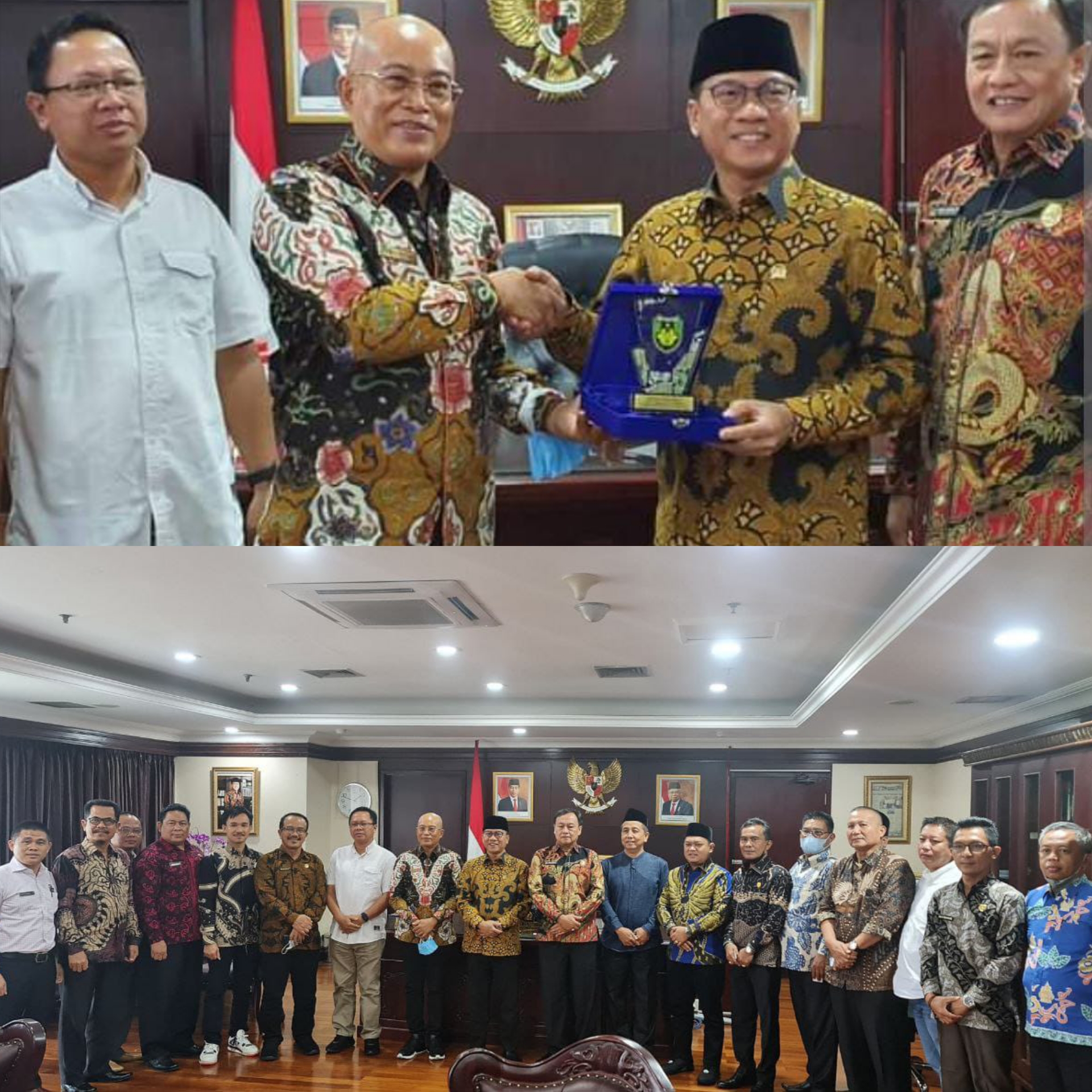 Minta Support Percepatan Pembangunan, Bupati Gusnan Temui Waka MPR